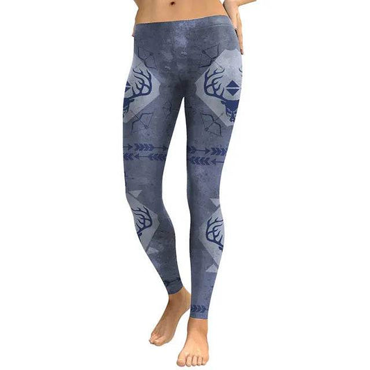 New Arrival Hunt Festival Women Leggings Elk Hunt Ground Digital Print High Waist Girl Workout Legging Pants - IntuitiveEncBoutique