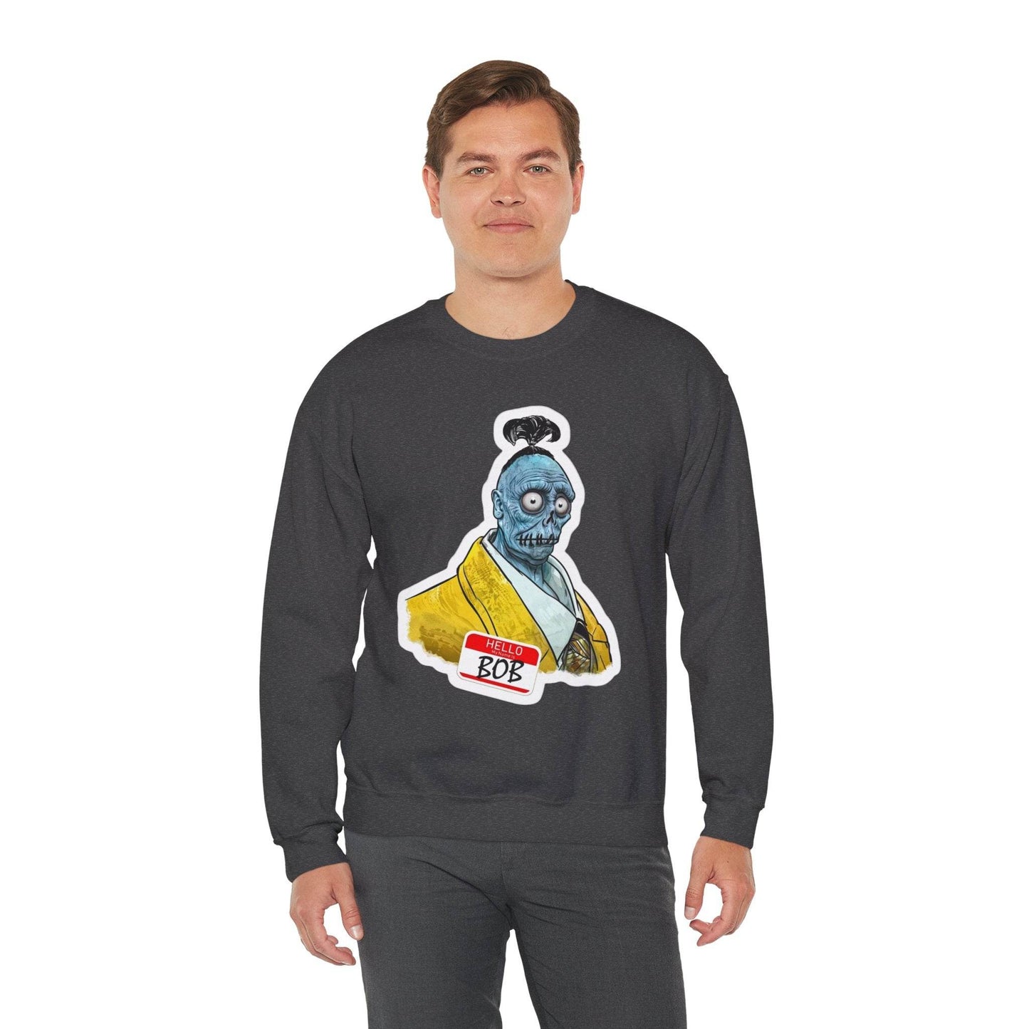 Funny Unisex Sweatshirt with Artwork, Cozy Gift for Friends, Anti-Valentine's Day, Joke Sweatshirt, Loungewear, Cartoon Design - IntuitiveEncBoutique