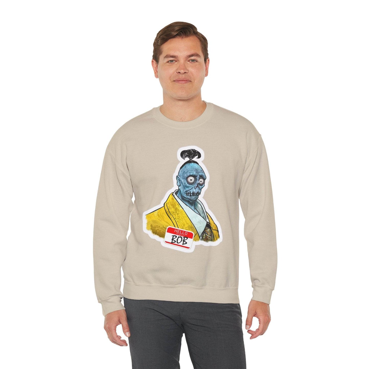 Funny Unisex Sweatshirt with Artwork, Cozy Gift for Friends, Anti-Valentine's Day, Joke Sweatshirt, Loungewear, Cartoon Design - IntuitiveEncBoutique