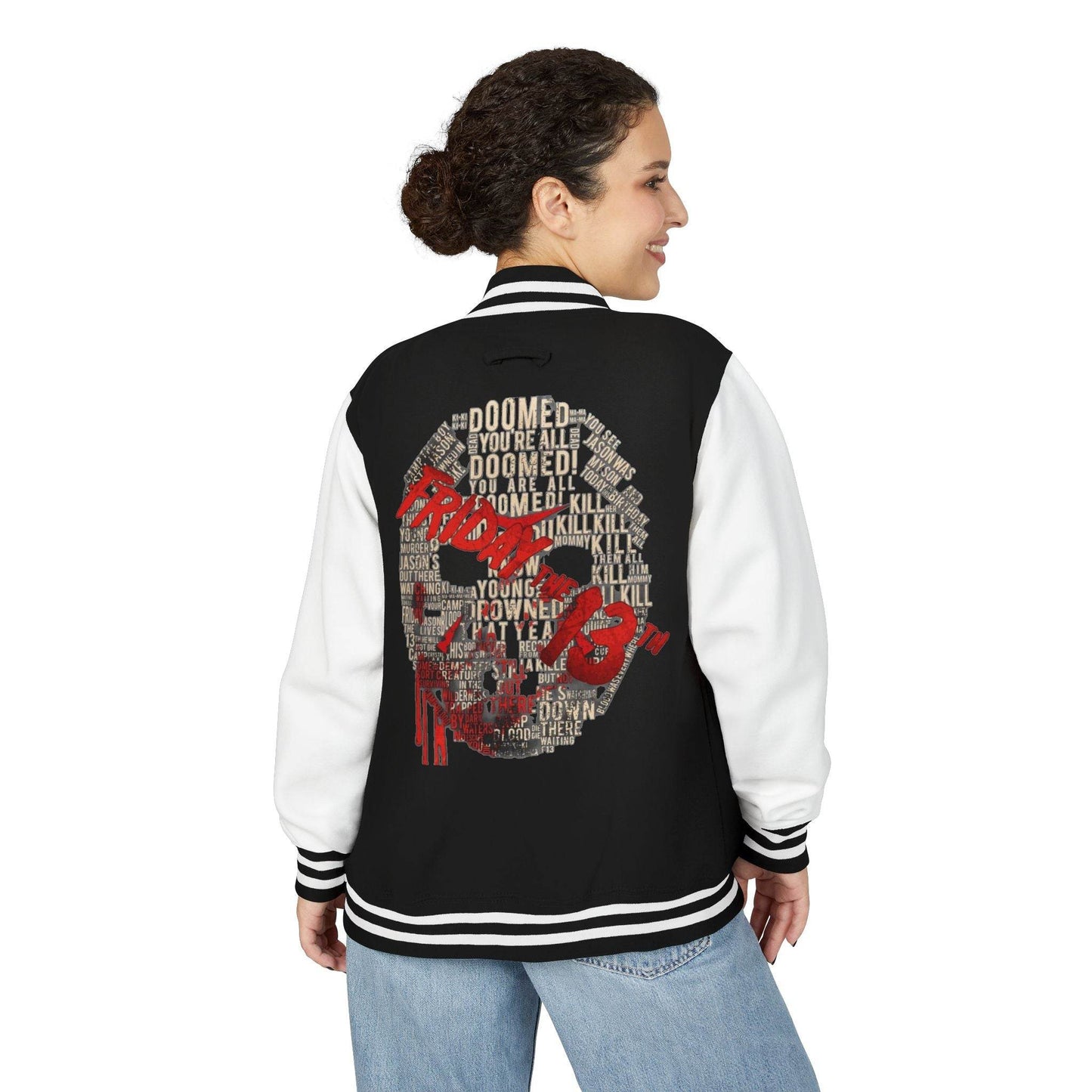 Friday the 13th Horror Movie Fans Letterman Jacket - IntuitiveEncBoutique