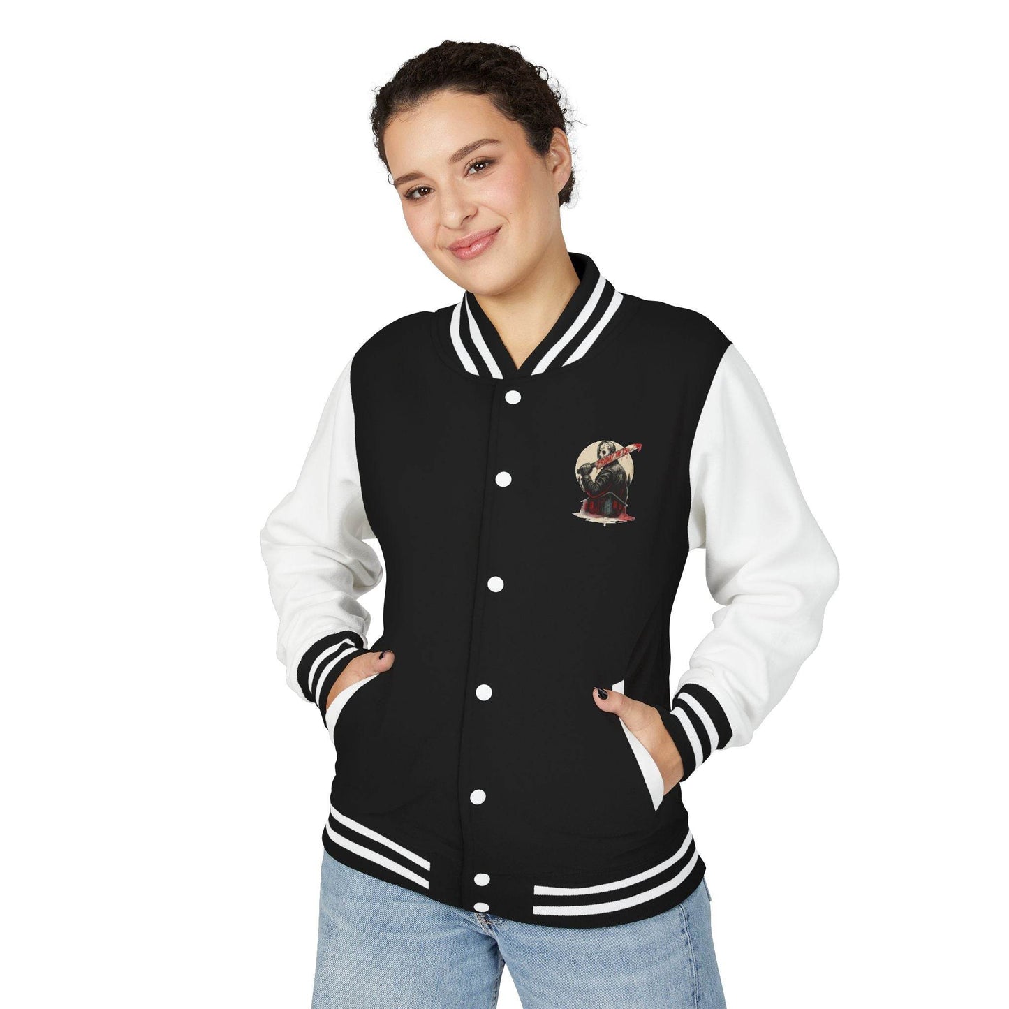 Friday the 13th Horror Movie Fans Letterman Jacket - IntuitiveEncBoutique