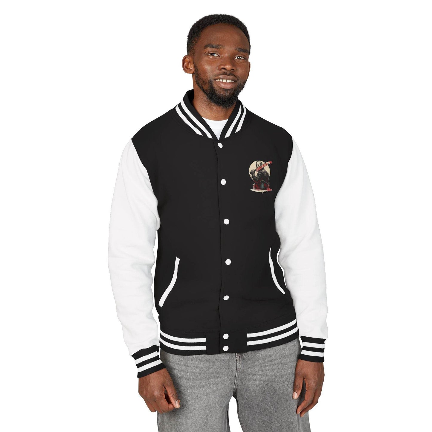 Friday the 13th Horror Movie Fans Letterman Jacket - IntuitiveEncBoutique