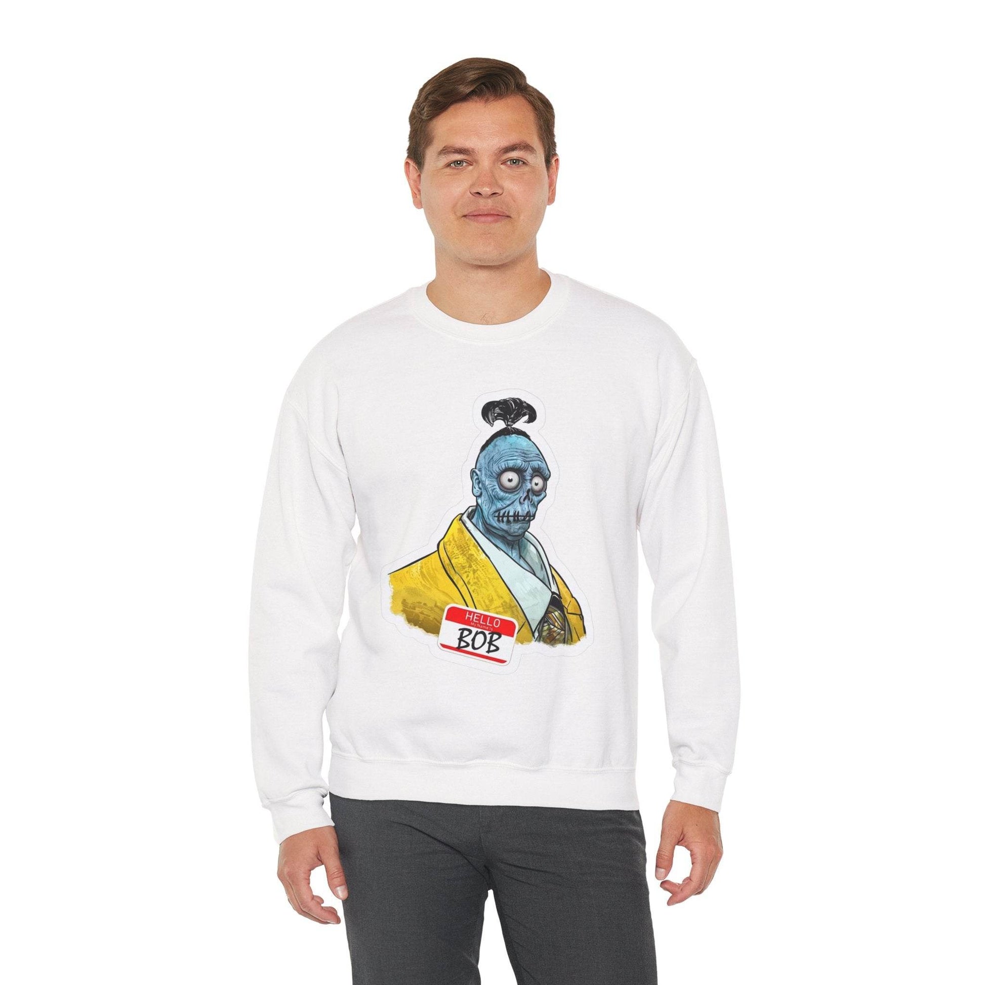 Funny Unisex Sweatshirt with Artwork, Cozy Gift for Friends, Anti-Valentine's Day, Joke Sweatshirt, Loungewear, Cartoon Design - IntuitiveEncBoutique