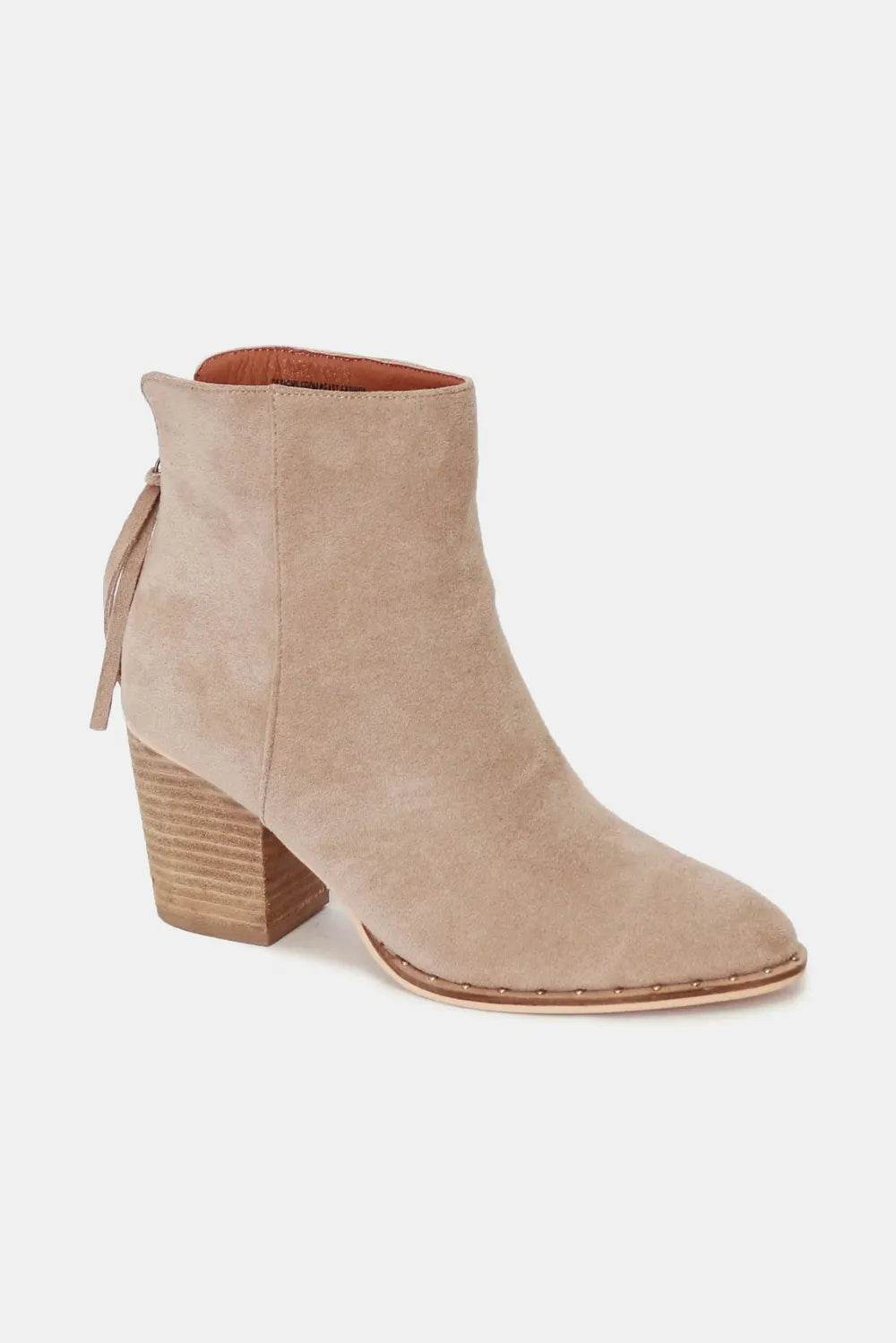 Beast Fashion Suede Point Toe Ankle Booties - IntuitiveEncBoutique