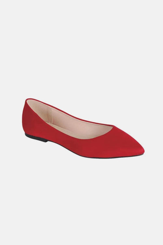Forever Link Pointy Toe Slip On Flat Loafers - IntuitiveEncBoutique