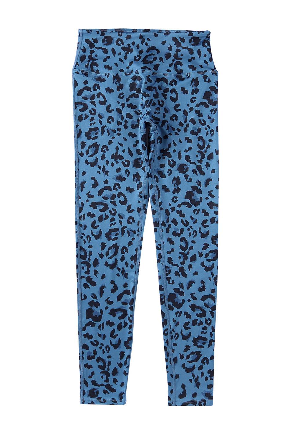 Green Classic Leopard Print Active Leggings - IntuitiveEncBoutique