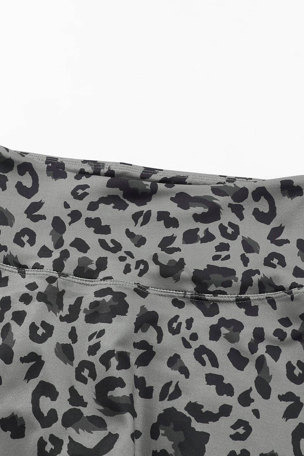 Green Classic Leopard Print Active Leggings - IntuitiveEncBoutique
