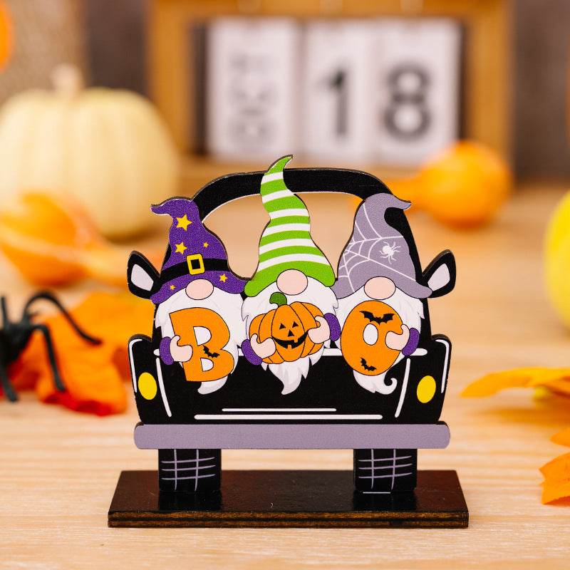 3-Piece Halloween Element Car-Shape Ornaments - IntuitiveEncBoutique
