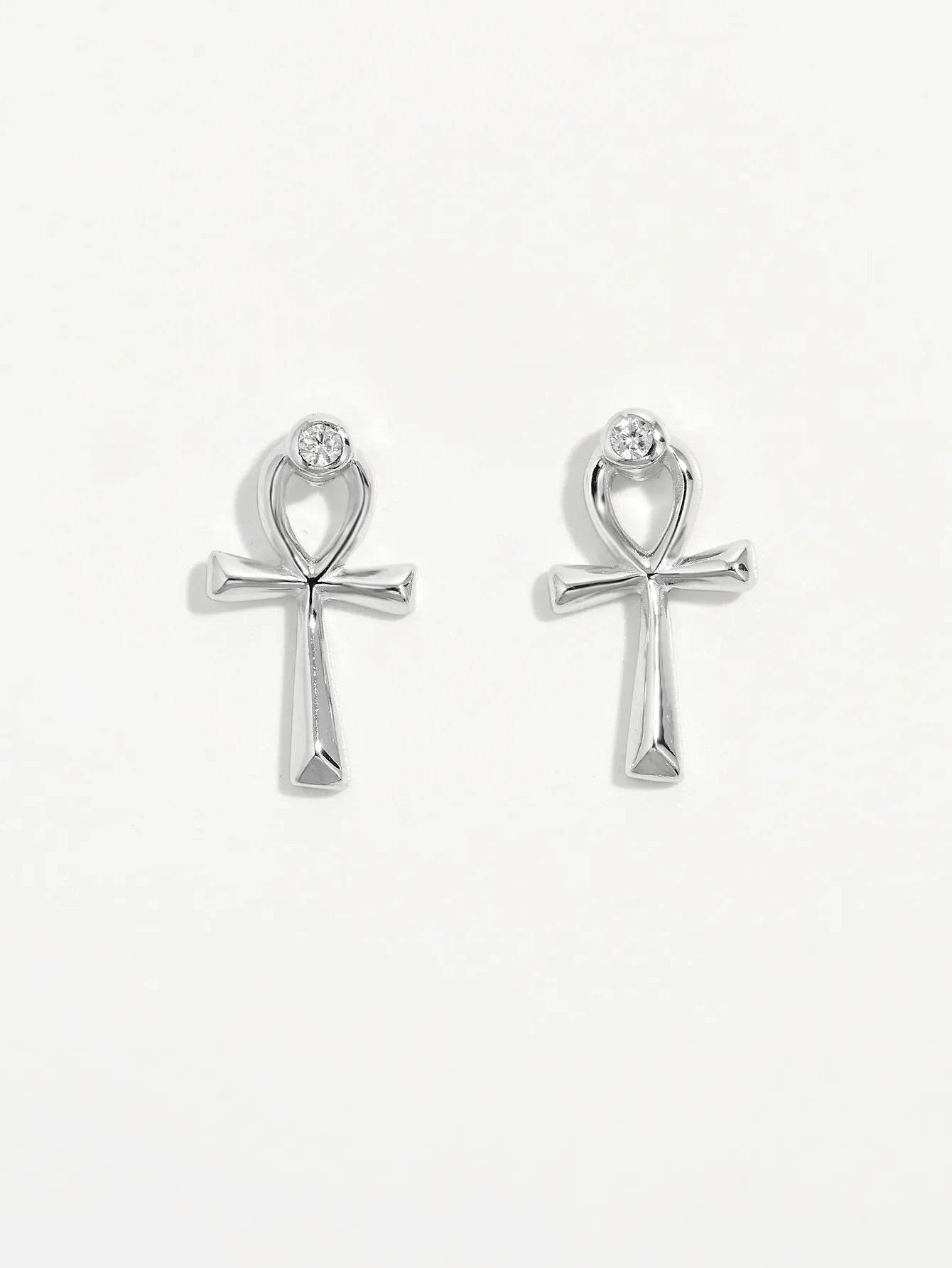 925 Sterling Silver Inland Zircon Earrings - IntuitiveEncBoutique