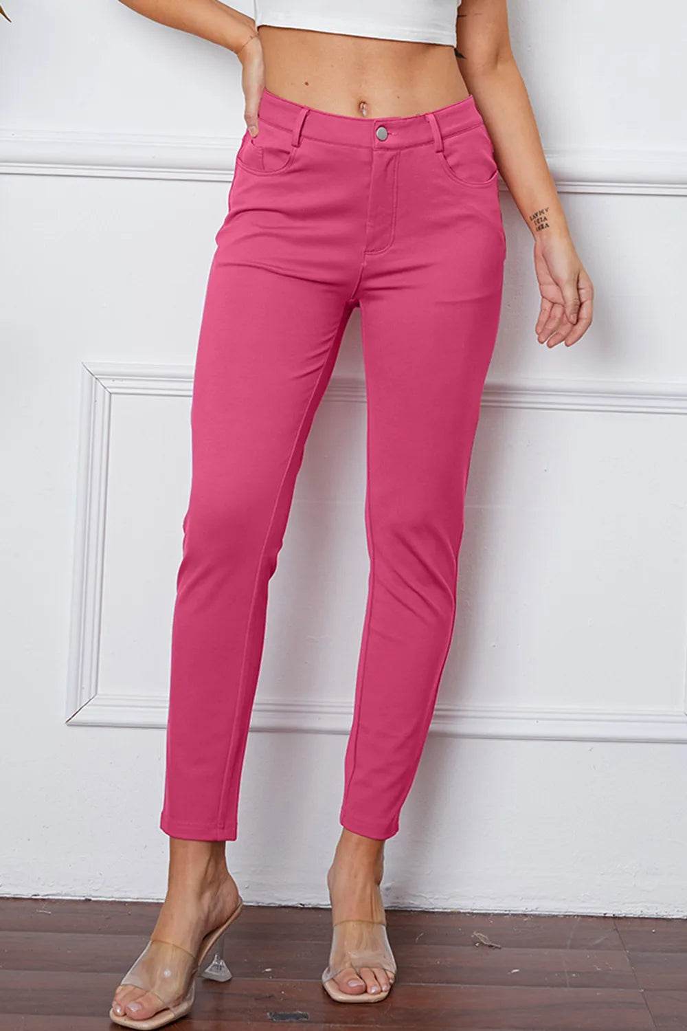 StretchyStitch Pants by Basic Bae - IntuitiveEncBoutique