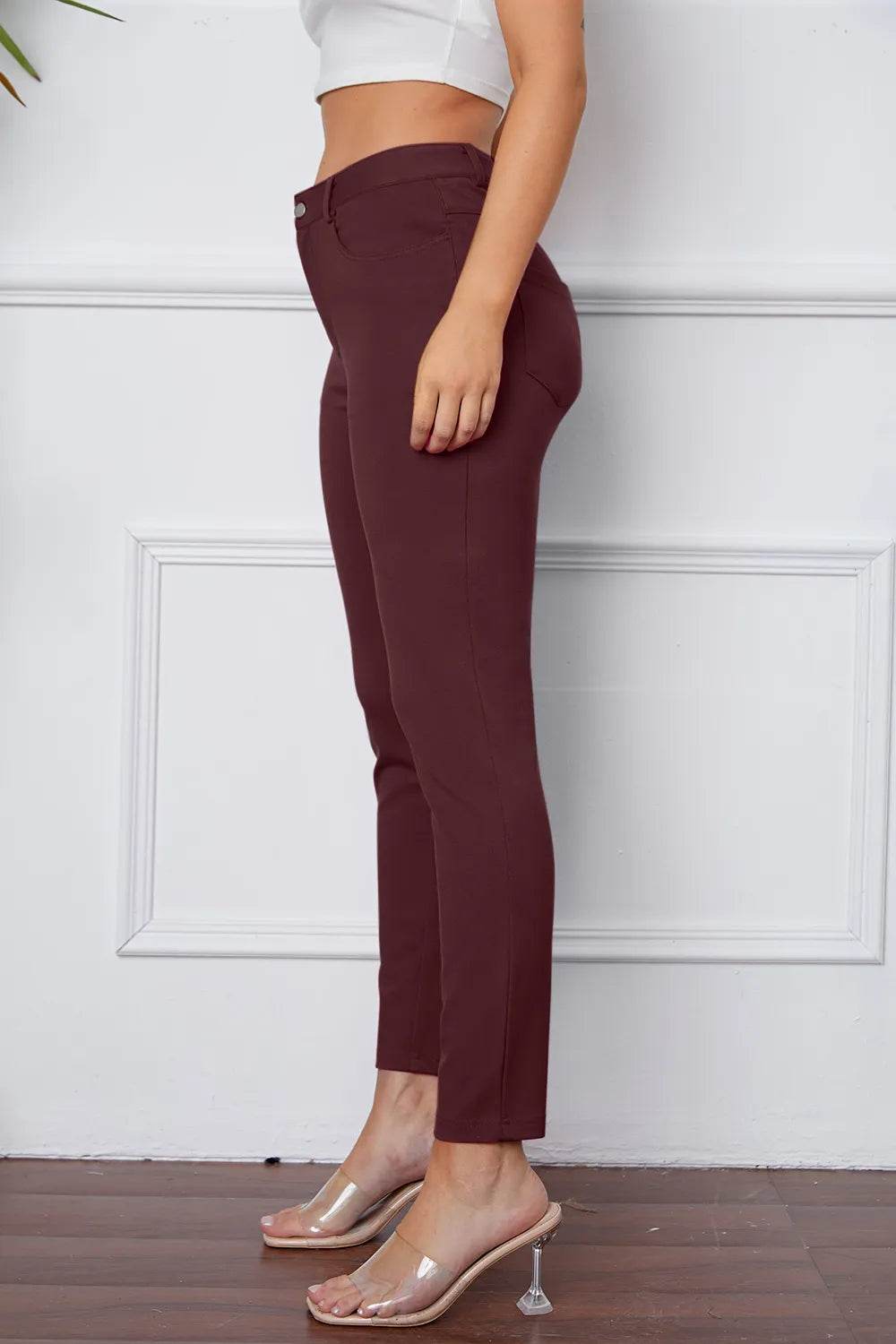 StretchyStitch Pants by Basic Bae - IntuitiveEncBoutique