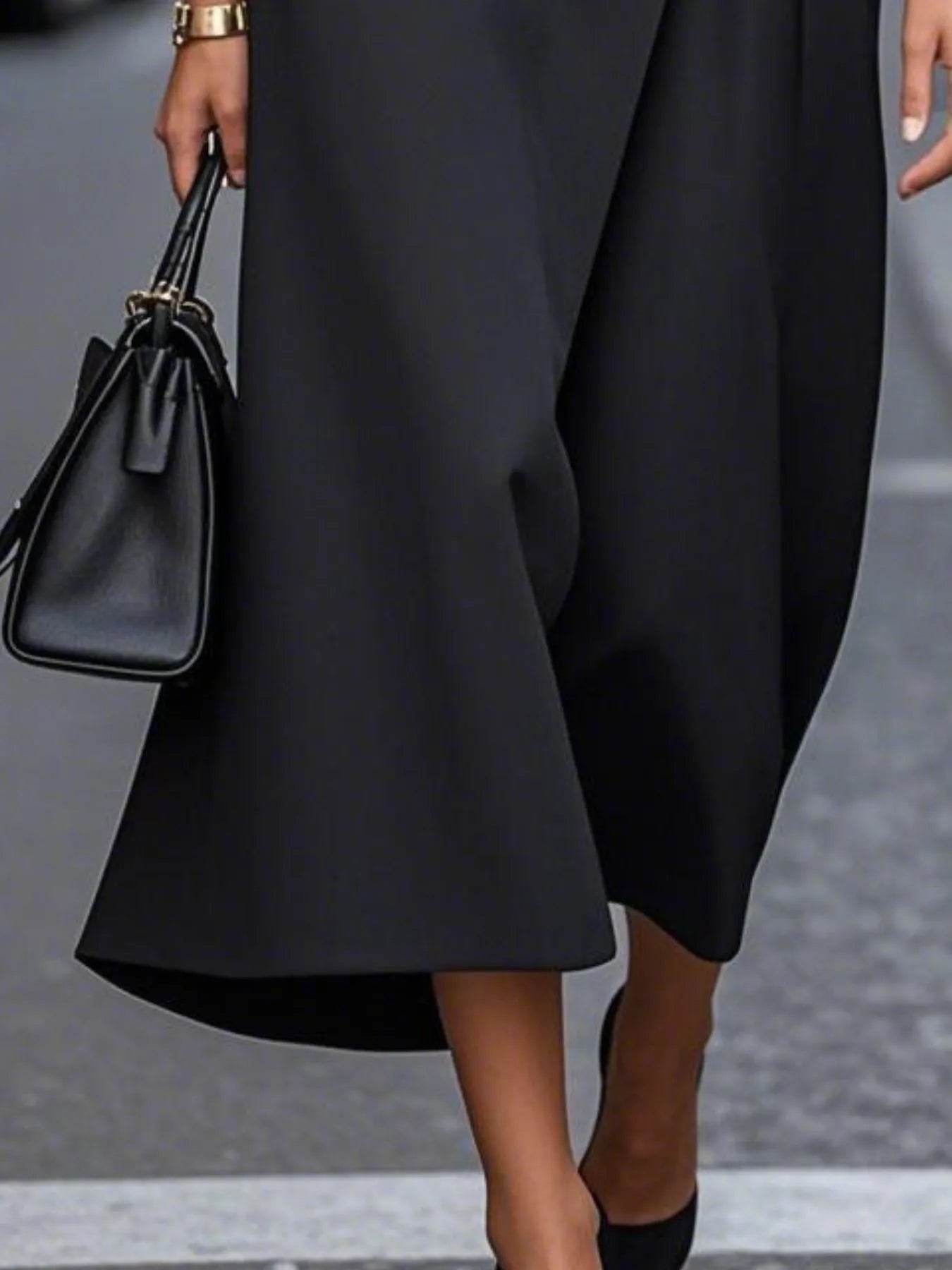 Round Neck Sleeveless Midi Sheath Dress - IntuitiveEncBoutique