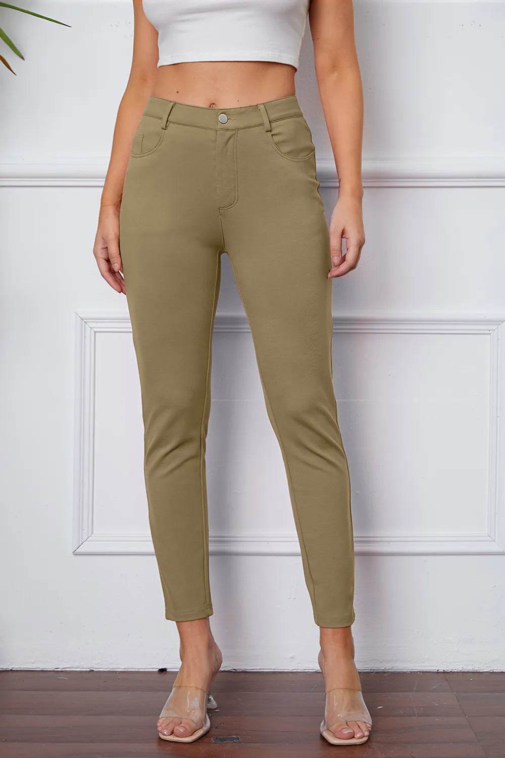 StretchyStitch Pants by Basic Bae - IntuitiveEncBoutique