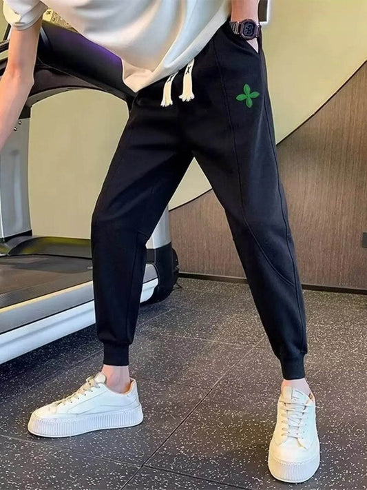 Men's Plus Size Drawstring Pocketed Joggers - IntuitiveEncBoutique