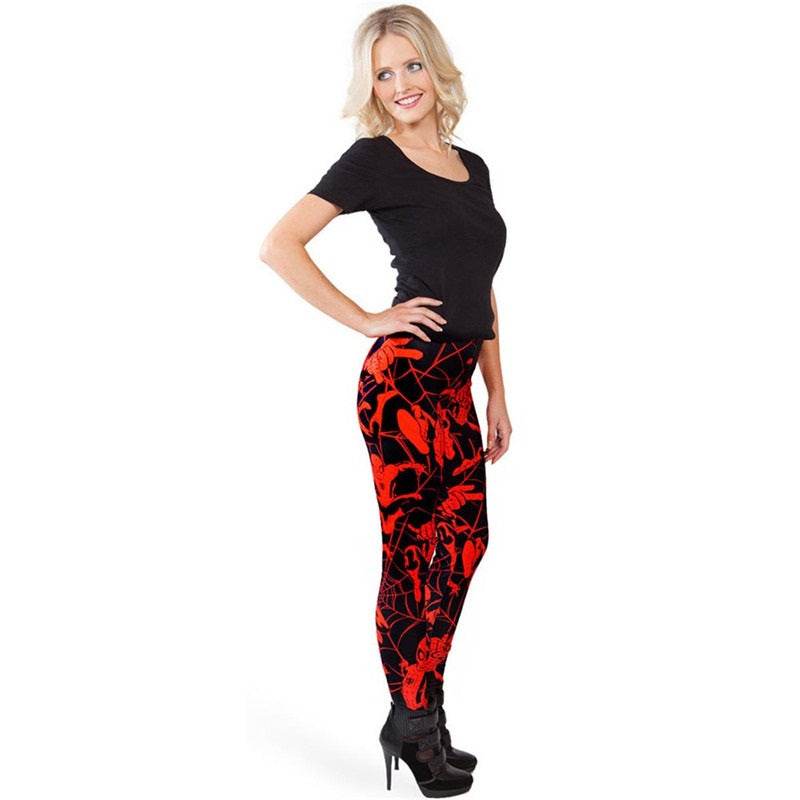 Women Leggings Digital Print Popular Spider-Man Sexy women pant - IntuitiveEncBoutique
