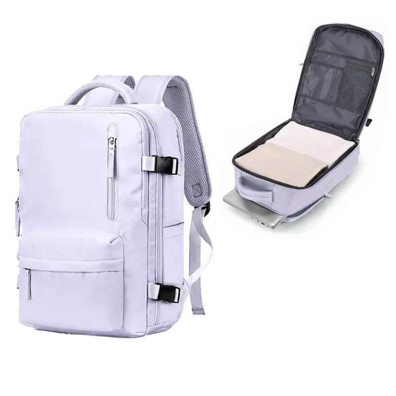 Travel backpack, women's short distance travel bag, large capacity college student computer backpack, business trip luggage bag - IntuitiveEncBoutique