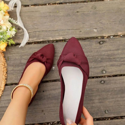 Point Toe Flats Slip-Ons - IntuitiveEncBoutique