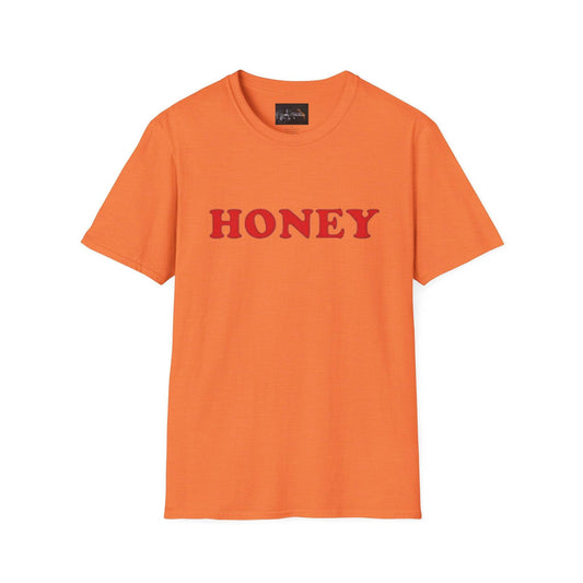 Honey Unisex Softstyle T-Shirt | Cute Gift, Casual Wear, Everyday Comfort, Spring Style, Sweet Gift for Her - IntuitiveEncBoutique