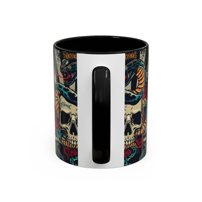 Edgy Skull & Snake Coffee Mug - IntuitiveEncBoutique