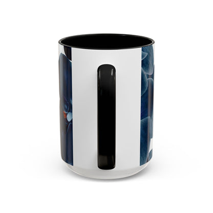 Elegant Orchid Accent Coffee Mug: Floral Drinkware for Home, Office, Gift, Mother's Day, Housewarming