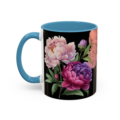 Floral Embrace Coffee Mug, Elegant Gift for Her, Unique Home Decor, Artistic Drinkware, Perfect for Birthdays, Mother's Day, Anniversaries