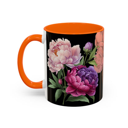 Floral Embrace Coffee Mug, Elegant Gift for Her, Unique Home Decor, Artistic Drinkware, Perfect for Birthdays, Mother's Day, Anniversaries