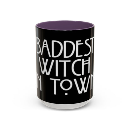 Baddest Witch Mug, Magical Coffee Cup, Halloween Gift, Witchy Home Decor, Astrology Drinkware, Perfect for Spooky Season