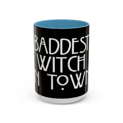 Baddest Witch Mug, Magical Coffee Cup, Halloween Gift, Witchy Home Decor, Astrology Drinkware, Perfect for Spooky Season
