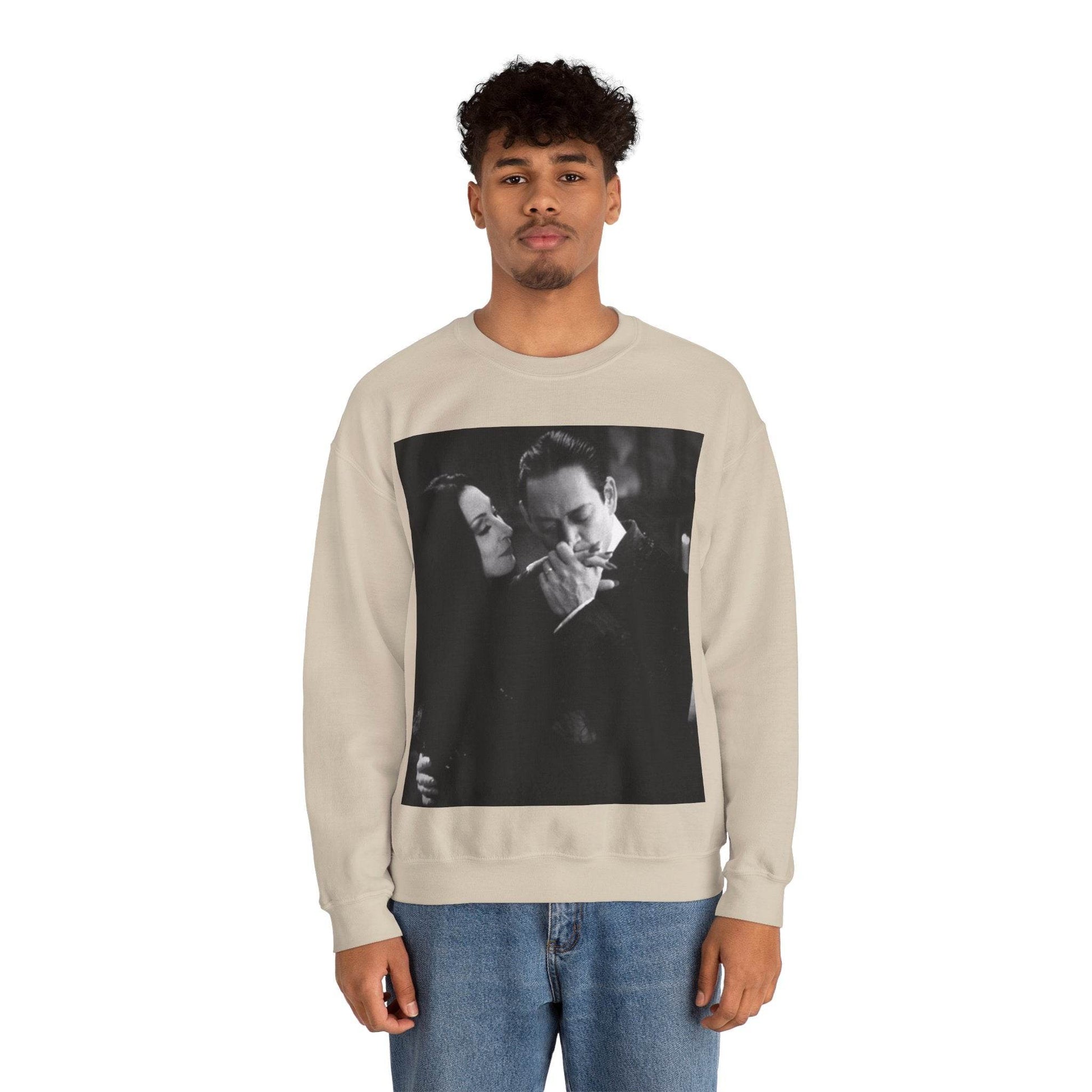 Couple Gothic Unisex Sweatshirt - Gomes & Morticia Design - IntuitiveEncBoutique