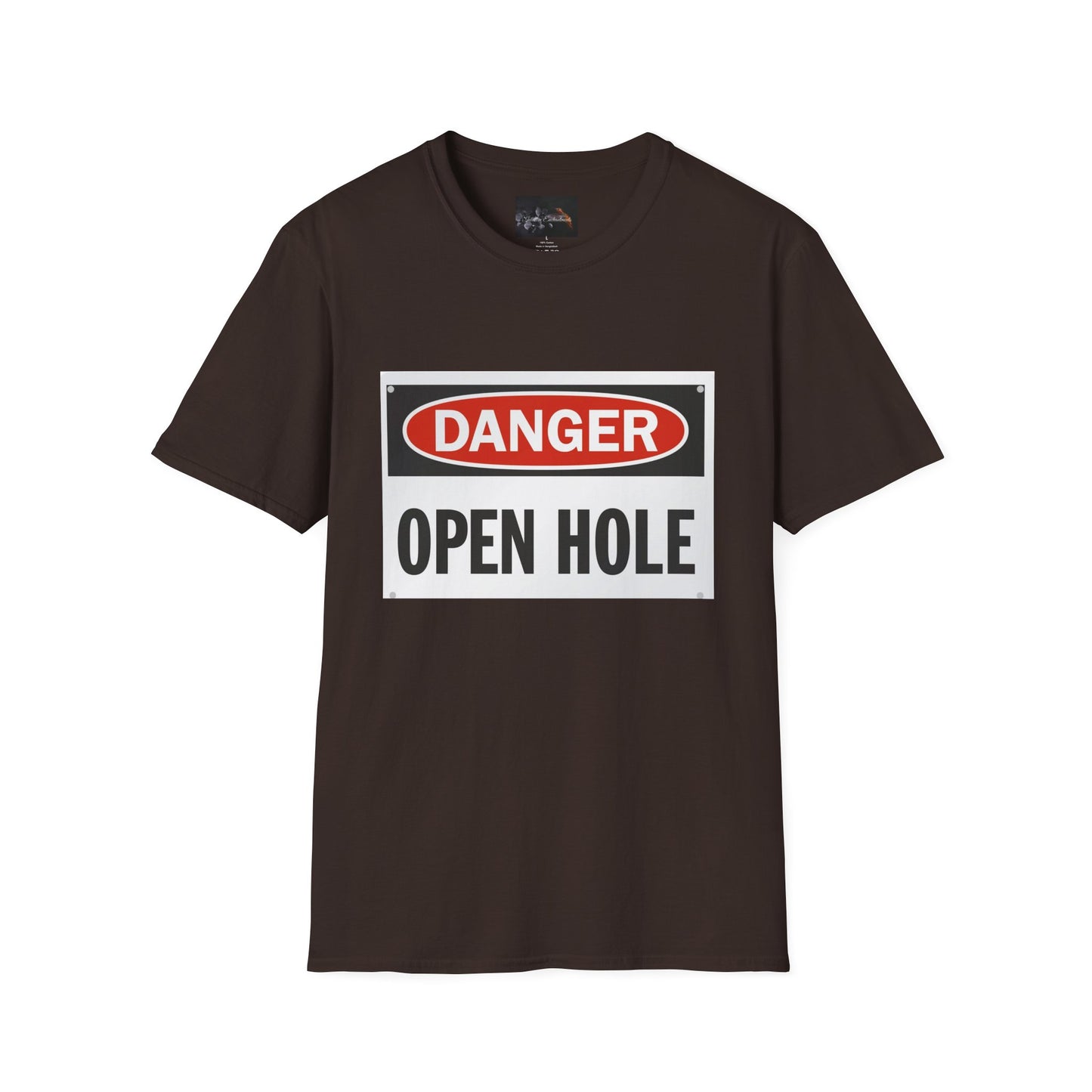 Funny Danger Open Hole T-Shirt