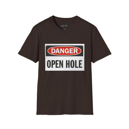 Funny Danger Open Hole T-Shirt