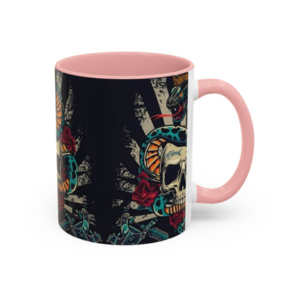 Edgy Skull & Snake Coffee Mug - IntuitiveEncBoutique