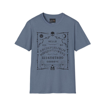 Mystical Ouija Board Unisex T-Shirt - Perfect for Halloween, Gift, Casual Wear, Spirituality, Ghost Lovers - IntuitiveEncBoutique