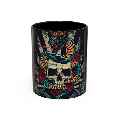 Edgy Skull & Snake Coffee Mug - IntuitiveEncBoutique