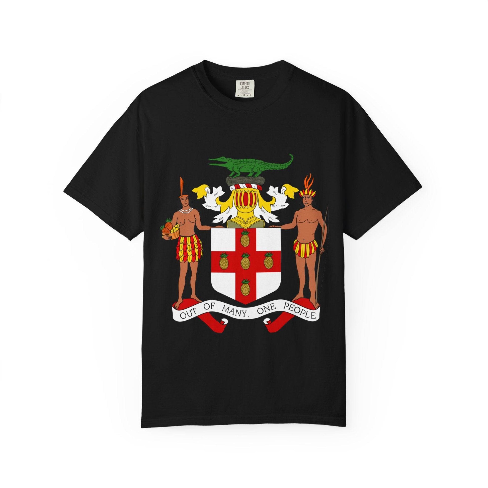 Jamaican Coat of Arms T-shirt - IntuitiveEncBoutique