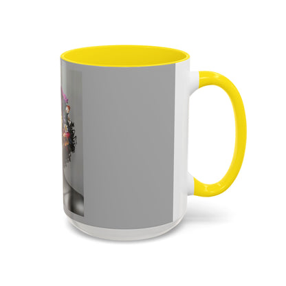 Floral Black Beauty Coffee Mug | Inspirational Drinkware for Coffee Lovers, Unique Gift for Her, Home Decor, Flower Lover's Mug