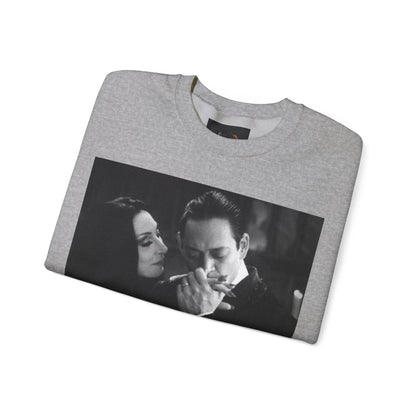 Couple Gothic Unisex Sweatshirt - Gomes & Morticia Design - IntuitiveEncBoutique