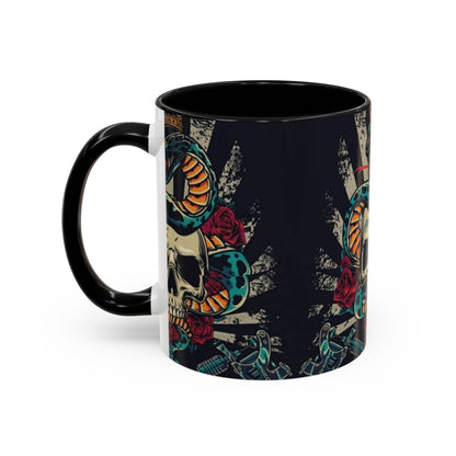 Edgy Skull & Snake Coffee Mug - IntuitiveEncBoutique