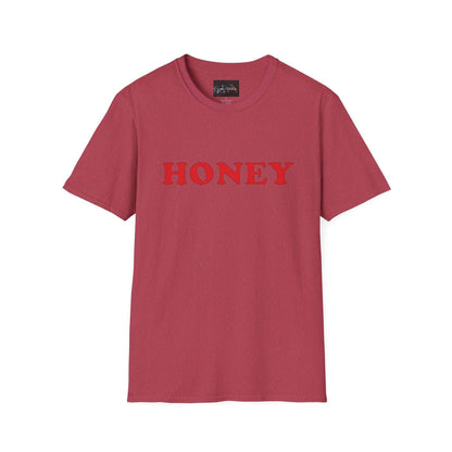 Honey Unisex Softstyle T-Shirt | Cute Gift, Casual Wear, Everyday Comfort, Spring Style, Sweet Gift for Her - IntuitiveEncBoutique
