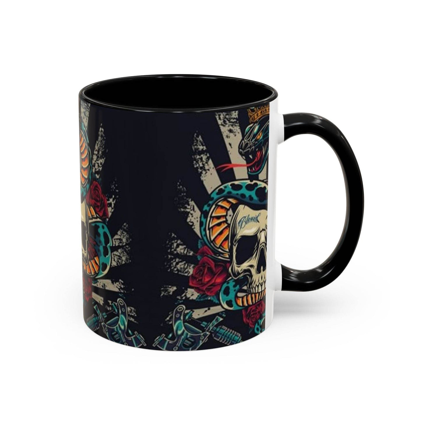 Edgy Skull & Snake Coffee Mug - IntuitiveEncBoutique