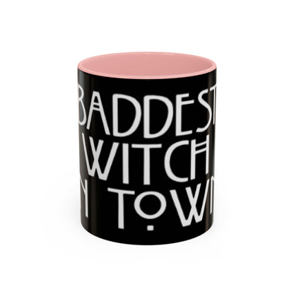 Baddest Witch Mug, Magical Coffee Cup, Halloween Gift, Witchy Home Decor, Astrology Drinkware, Perfect for Spooky Season