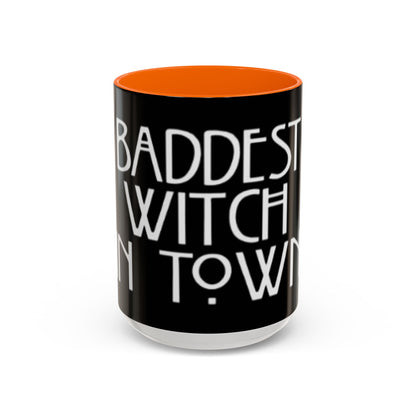 Baddest Witch Mug, Magical Coffee Cup, Halloween Gift, Witchy Home Decor, Astrology Drinkware, Perfect for Spooky Season