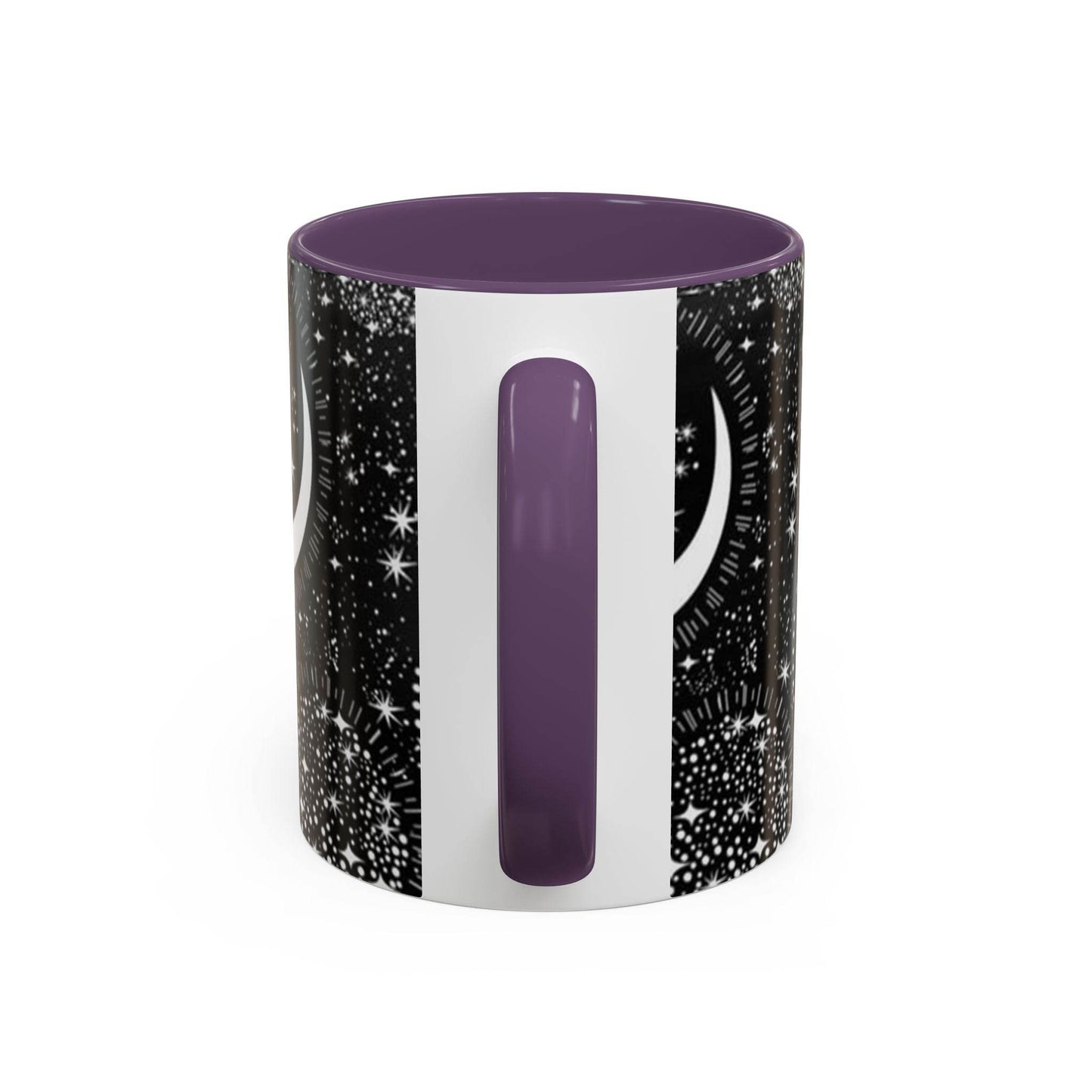 Star Moon Cup - Celestial Design Coffee Mug, 11oz Tea Cup, Astrology Lover Gift, Kitchen Decor, Celestial Kitchenware, Ceramic Beverage Mug - IntuitiveEncBoutique