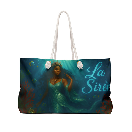 Elegant La Sirène Weekender Bag | Chic Travel Tote | Nautical Beach Bag | Stylish Overnight Bag | Perfect Gift for Her | Weekend [...]