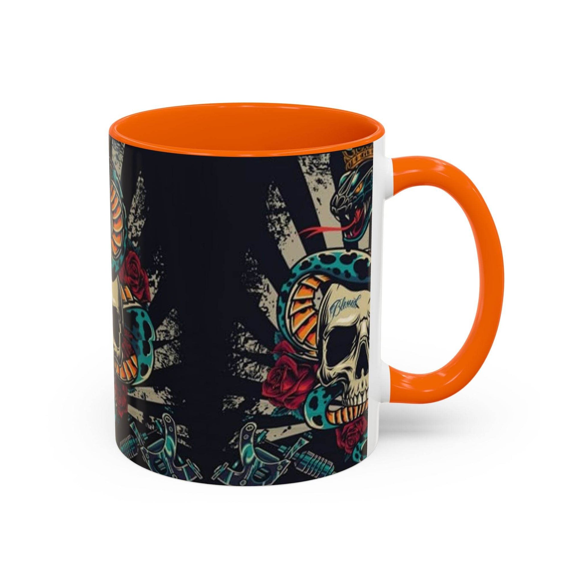 Edgy Skull & Snake Coffee Mug - IntuitiveEncBoutique