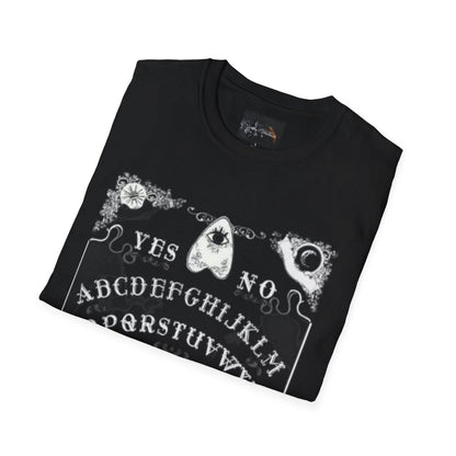 Mystical Ouija Board Unisex T-Shirt - Perfect for Halloween, Gift, Casual Wear, Spirituality, Ghost Lovers - IntuitiveEncBoutique