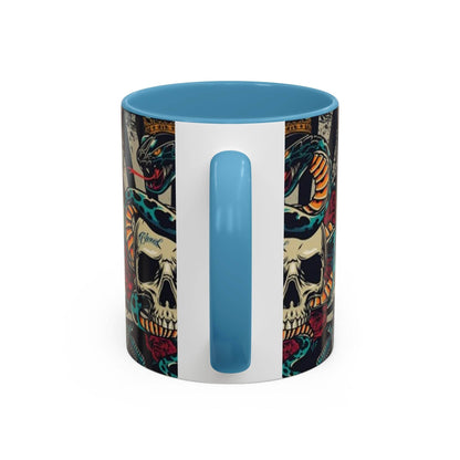 Edgy Skull & Snake Coffee Mug - IntuitiveEncBoutique