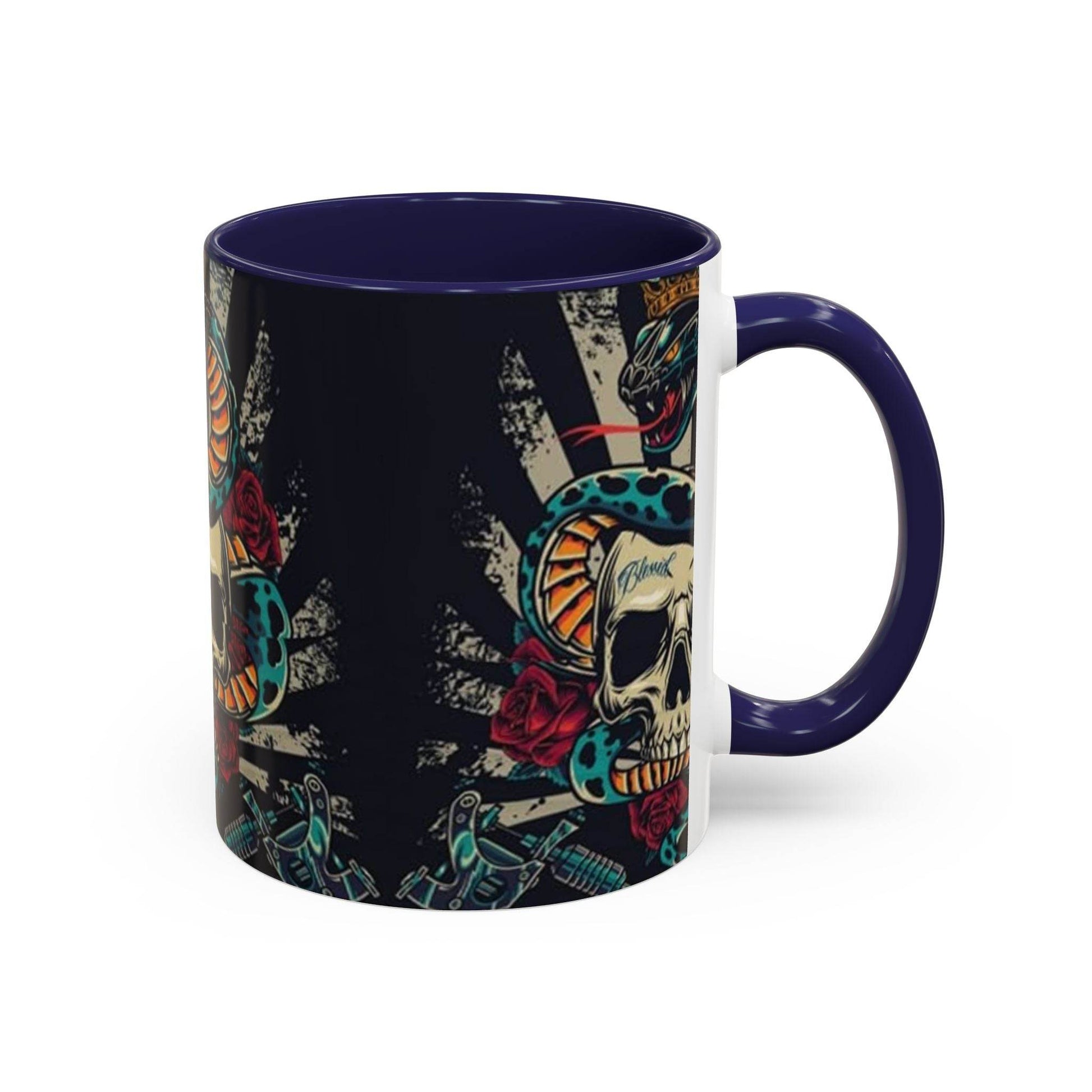 Edgy Skull & Snake Coffee Mug - IntuitiveEncBoutique