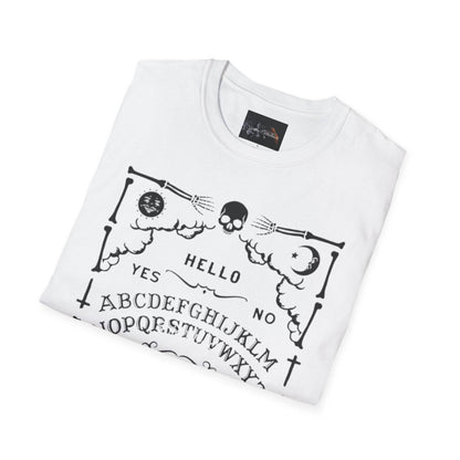 Mystical Ouija Board Unisex T-Shirt - Perfect for Halloween, Gift, Casual Wear, Spirituality, Ghost Lovers - IntuitiveEncBoutique