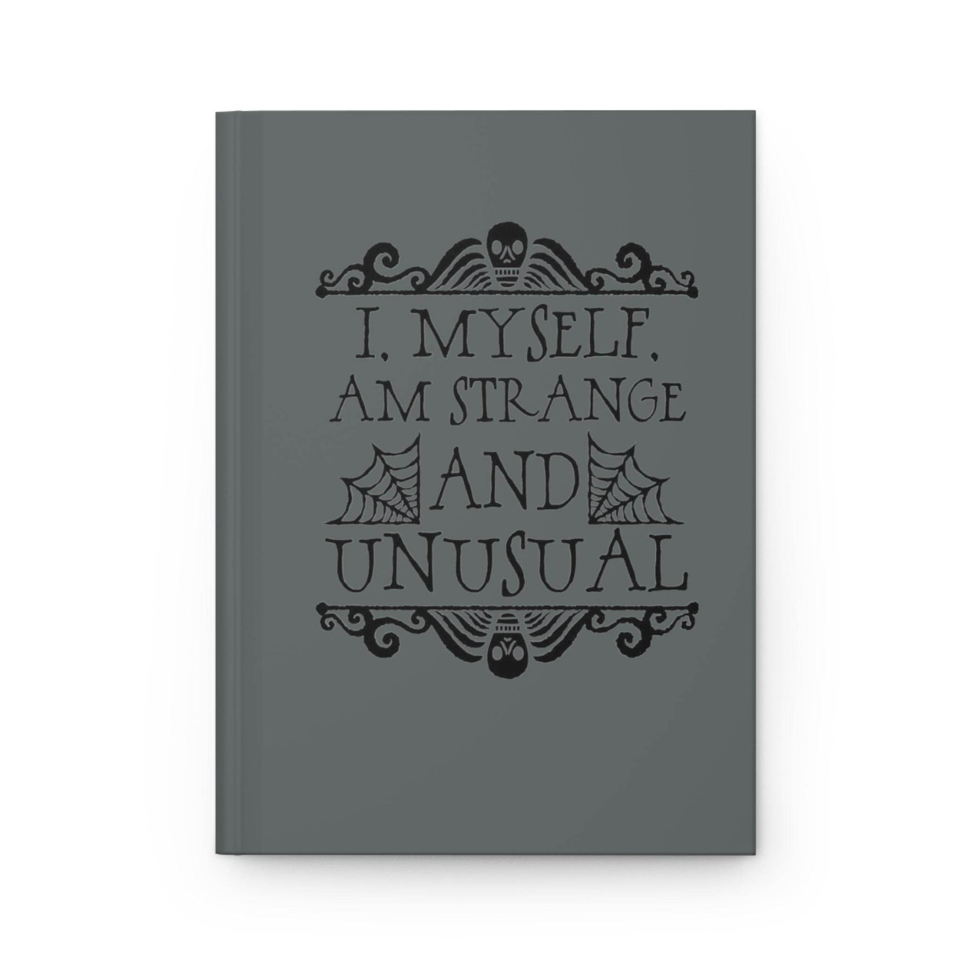 Unique Hardcover Journal for Creatives - Gothic Lifestyle Notebooks, Gifts for Writers, Halloween Journals, Dark Aesthetic Decor - IntuitiveEncBoutique